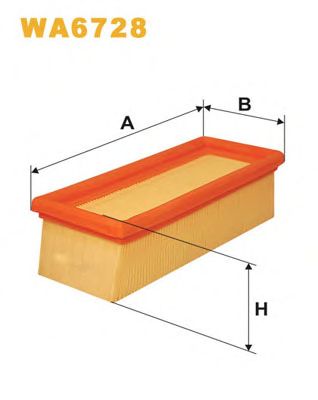 WIX FILTERS wa6728 -  Воздушный фильтр